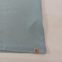 Carhartt TK5883-M Relaxed Fit Heavyweight Men's Blue Long Sleeve T-Shirt Size M image 7