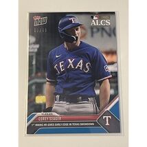 2023 Topps Now Corey Seager* 13/49 1st Inning HR ALCS Game 7 - MLB Texas... - $108.88