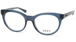 NEW DKNY DY 4676 3714 Blue Translusent Eyeglasses Glasses Frame 51-19-135mm B44 - £44.72 GBP