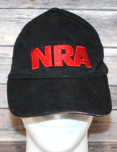 NRA STAND &amp; FIGHT BASEBALL HAT CAP EMBROIDERED BLACK-RED LOGO FRONT-SNAP... - £7.36 GBP