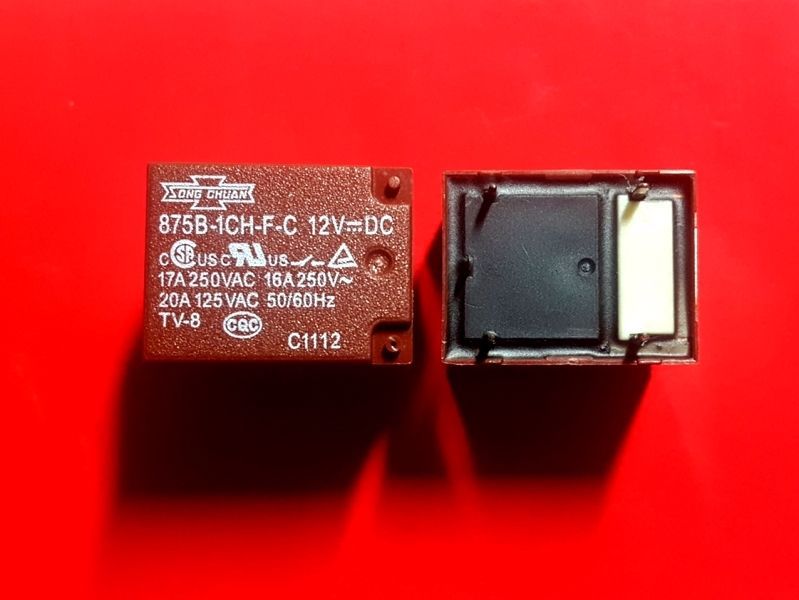 875B-1CH-F-C, 12VDC Relay, SONG CHUAN Brand New!! - Other