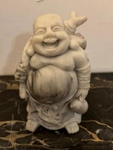 Asian Cast Resin Chinese Buddha Statue - $519.77 MXN