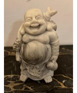 Asian Cast Resin Chinese Buddha Statue - $519.77 MXN