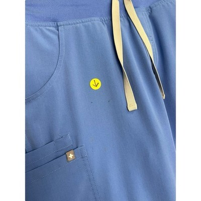 Figs Scrub Pants Womens Medium Blue Kade Cargo Technical Collection Work Uniform Item image 4