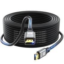 Hdmi Cable 35Ft, 4K@60Hz, 18Gbps High Speed Hdmi 2.0 Cord, Ultra Hd,Ethernet Aud - £23.17 GBP