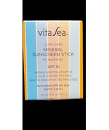 VitaSea Ultra Sheer Mineral Sunscreen Stick Vitamin E &amp; C For Face &amp; Bod... - $276.58 MXN