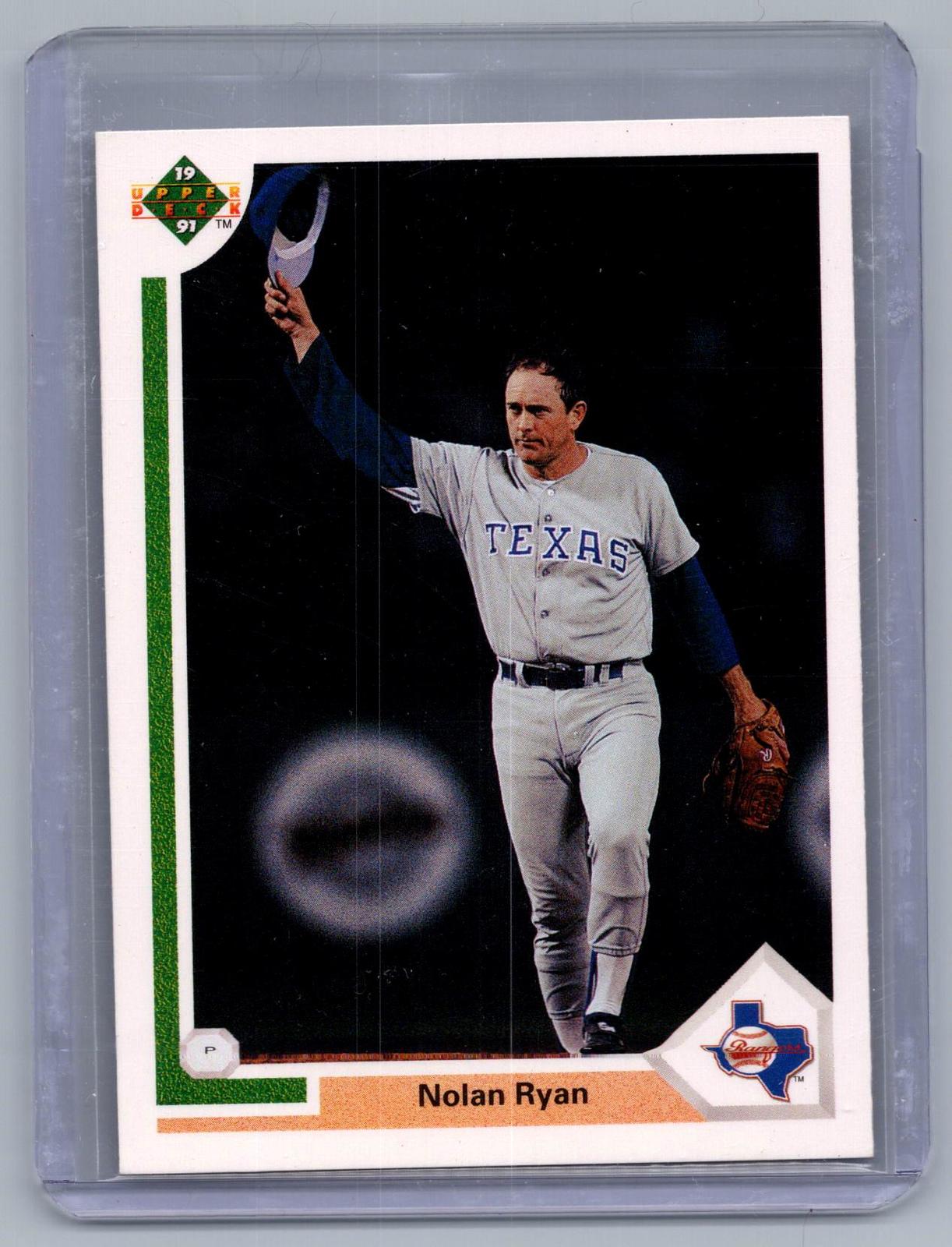Primary image for 1991 Upper Deck #345 Nolan Ryan Baseball Card Salute