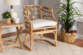 Abriella Natural Brown Rattan Armchair - $9,723.38 MXN
