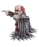 Halloween Animated SCARY JUMPING CREEPY CLOWN Prop Haunted House NEW  - $138.97