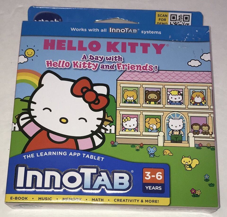 Hello Kitty Innotab Game V-Tech Tablet 3-6 Years New E-Book Games Activi... - $1.78