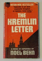 1967 Noel Behn The Kremlin Letter Mystery/Espionage Vintage Dell Paperback - £5.26 GBP