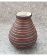 Gotek Colonia Tovar Venezuela Pottery Vase Striped Handmade Studio Art C... - $35.56 CAD