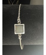925 Sterling Silver Bracelet With Mother Of Pearl Stone - $20.00