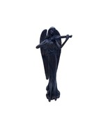 Angel Playing Violin Resin Sculpture 14&quot; Brown Resin Art Decor - $464.48 MXN