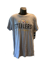 Pittsburgh Steelers NFL Men&#39;s Dark Gray Short Sleeve T-Shirt, Size Mediu... - £17.91 GBP