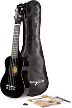 Martin Smith Uk-222-Bk Soprano Ukulele, Black - $34.92