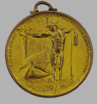 Rare! 1915 Panama-Pacific International Exposition Official Bronze SC$1 HK-401 - £181.78 GBP