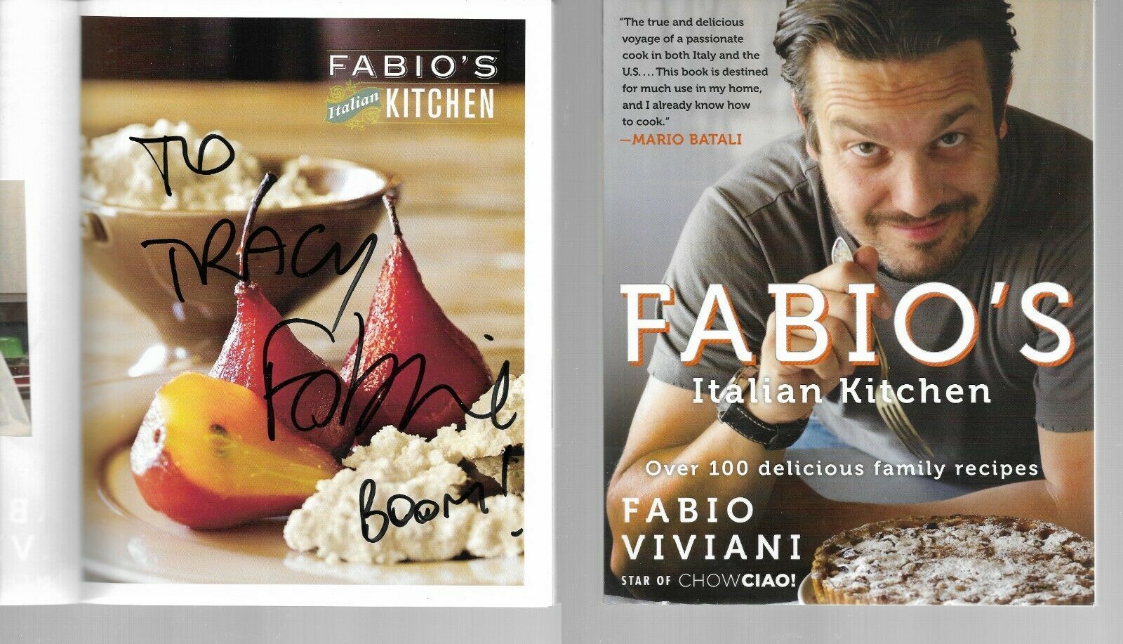 Primary image for Fabio's Italian Kitchen SIGNED Fabio Viviani (2013, Trade Paperback) Top Chef