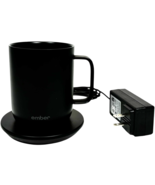 Ember Mug Temperature Control Smart Mug CM019 And Charger Base 10oz blac... - $32.71