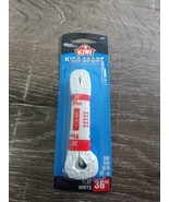 KIWI Sport Flat Laces White Kids 36&quot; - 1 pair - $7.80