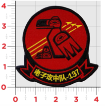 NAVY VAQ-137 ROOKS AGGRESSOR SQUADRON EMBROIDERED HOOK &amp; LOOP PATCH - £31.59 GBP