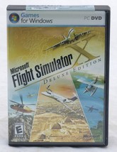 Microsoft Flight Simulator X Deluxe Edition Game for Windows PC DVD 2 Discs +key - £18.38 GBP