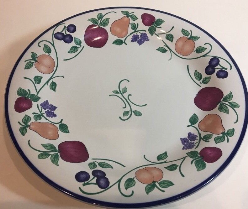Orchard Medley-A Princess House Exclusive-Set of 2 Salad Plates (Indonesia) - $24.74