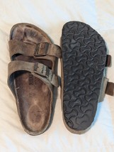 Birkenstock Womens Brown Oiled Leather ARIZONA Sandals Sz 39 /US 8 - $45.00