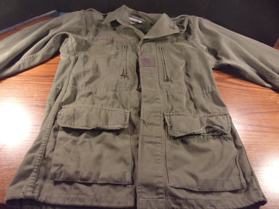 USGI Coat Mans Field Jacket Olive Green OG-107 38&quot; X 21&quot; OR LARGE SHORT ... - $83.03