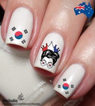 I love South Korea Nail Art Decal Sticker Water Transfer Slider - £3.64 GBP