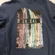 Aeropostale Men's Blue Drawstring Hoodie Pullover Graphic Sweatshirt Size Small image 8