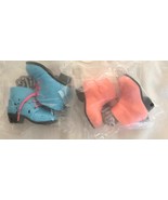 2 Pairs My Life Doll Shoes Boots Blue &amp; Pink Plastic 18 Inch Doll New Se... - €10,19 EUR