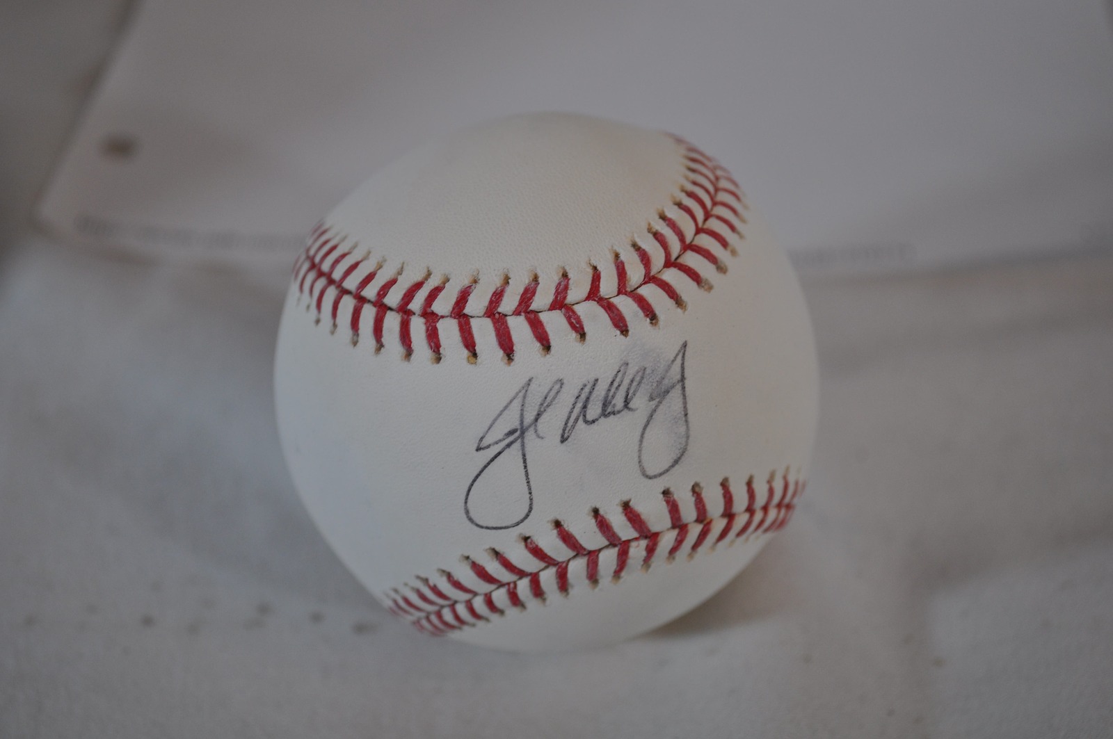 Primary image for John Mayberry Autographed Baseball MLB Authenticated EK210274
