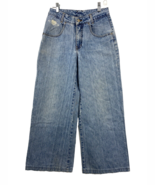 Vintage Rare Outlaw Blue Denim Women&#39;s Size 5 Jeans Wide Leg Baggy Stree... - $1,175.49 MXN