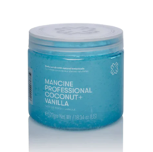 Mancine ﻿Coconut & Vanilla Hot Salt Body Scrub, 18.3 Oz.