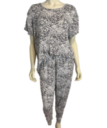 Koolaburra By Ugg Women&#39;s 2 Piece Pajamas Grey/White Animal Print 1X - $23.74