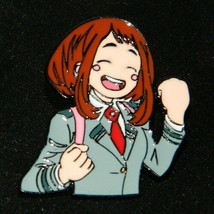 My Hero Academia Anime Ochako Uraraka Fists Up Image Metal Enamel Pin NEW UNUSED - £6.25 GBP