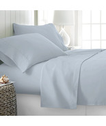 Comfy Sheets Egyptian Cotton 1000-TC King Sheets 4 Piece Set - LIGHT BLUE - $107.30 CAD