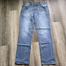 Calvin Klein Jeans Mens Size 36x32 Slim Straight Leg Faded Denim Distres... - $34.94
