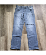 Calvin Klein Jeans Mens Size 36x32 Slim Straight Leg Faded Denim Distres... - £27.52 GBP