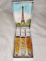 Loius D&#39;or Of France Trois Perfumes Eiffel Tower Silver Box Original Tag... - £19.74 GBP