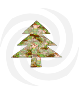Christmas Tree 3b-Jewelry Tag-Clipart-Gift Tag-t shirt-Holiday-Digital C... - $37.50 MXN