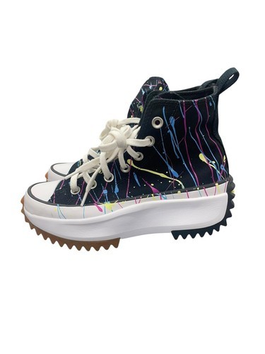 Converse Women Run Star Hike Hi Paint Splatter Canvas Shoe 571872C Size 5.5 - $49.50