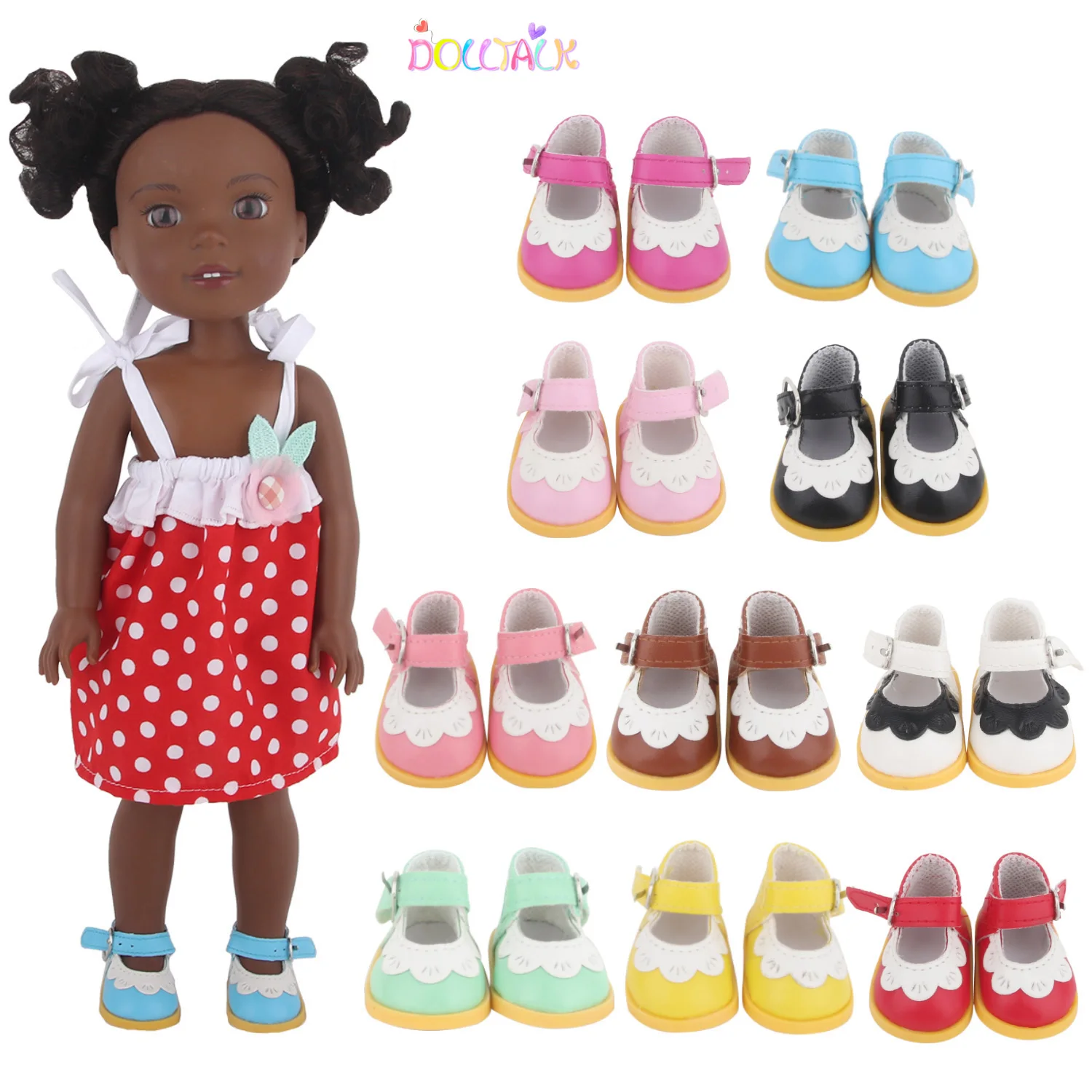 5cm BJD Doll Shoes 1/6 Doll Princess Mini Leather 30cm Articulated Doll Shoes - £8.26 GBP