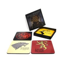 Game of Thrones House Sigil Coaster Set Dark Horse Deluxe - £43.51 GBP