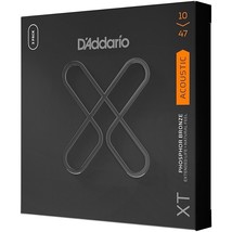 D&#39;Addario XT Acoustic Phosphor Bronze, Light, 10-47, 3 Sets - £59.14 GBP