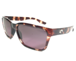 Costa Sunglasses Palmas 06S9081-0857 Tortoise Square Frames Purple Lense... - $149.38