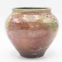 Handmade Glazed Pottery Bowl Signed - $71.27