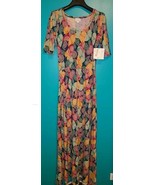 NWT Lularoe Ana Dress Size XS Extra Small  Maxi Dress Beautiful Church E... - $31.56 CAD