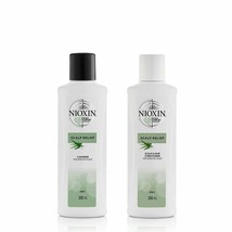 Nioxin Scalp Relief Cleanser Shampoo &amp; Conditioner Duo 6.7 oz each new f... - £24.22 GBP